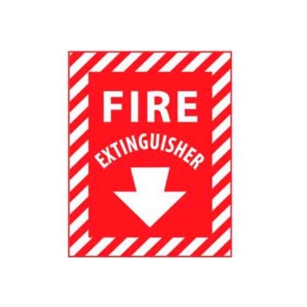 National Marker Co Fire Safety Sign - Fire Extinguisher - Vinyl FXPSEP